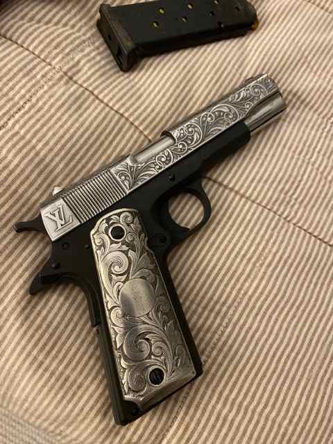Engraved 1911 45 acp