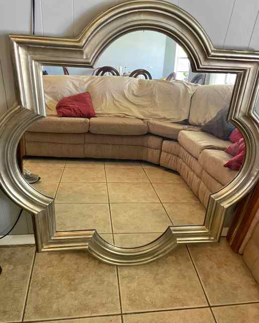 Z Gallerie Oversized Quatrefoil Wall Mirror