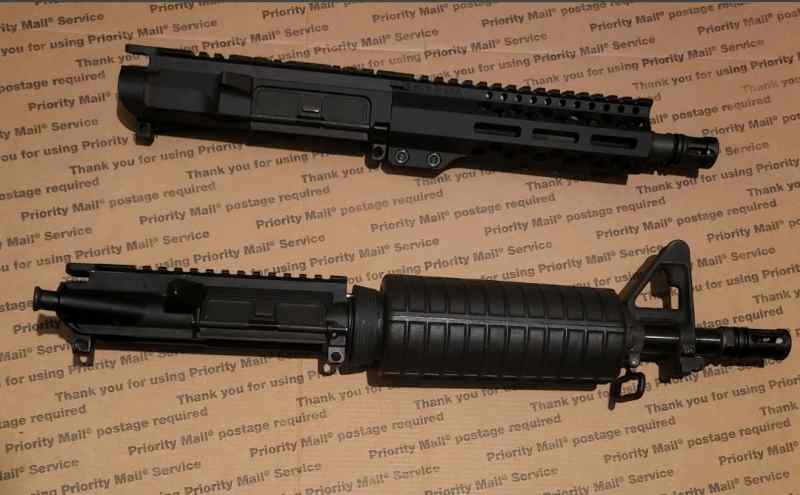 300 BLK and 556 ARP Stripped Pistol Uppers