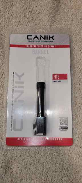 Canik METE MC9 fluted and threaded barrel