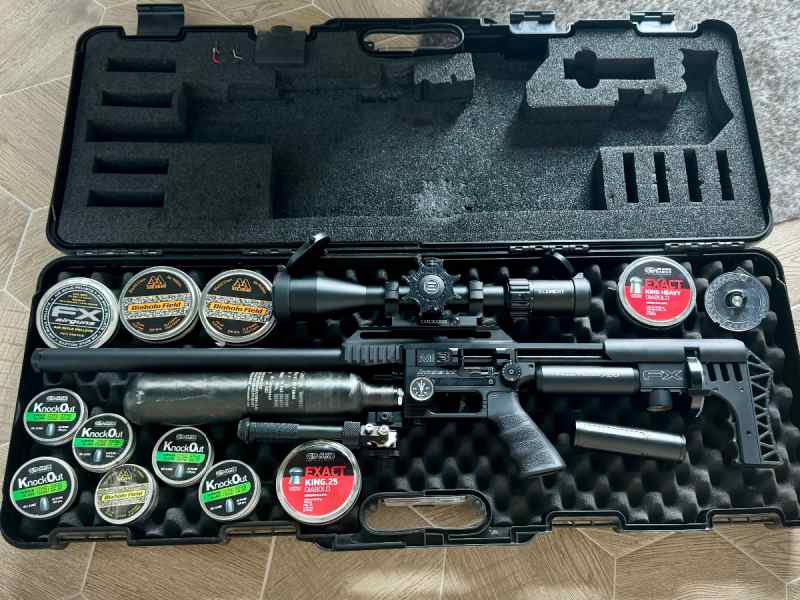 FX M3 with scope and suppresser 