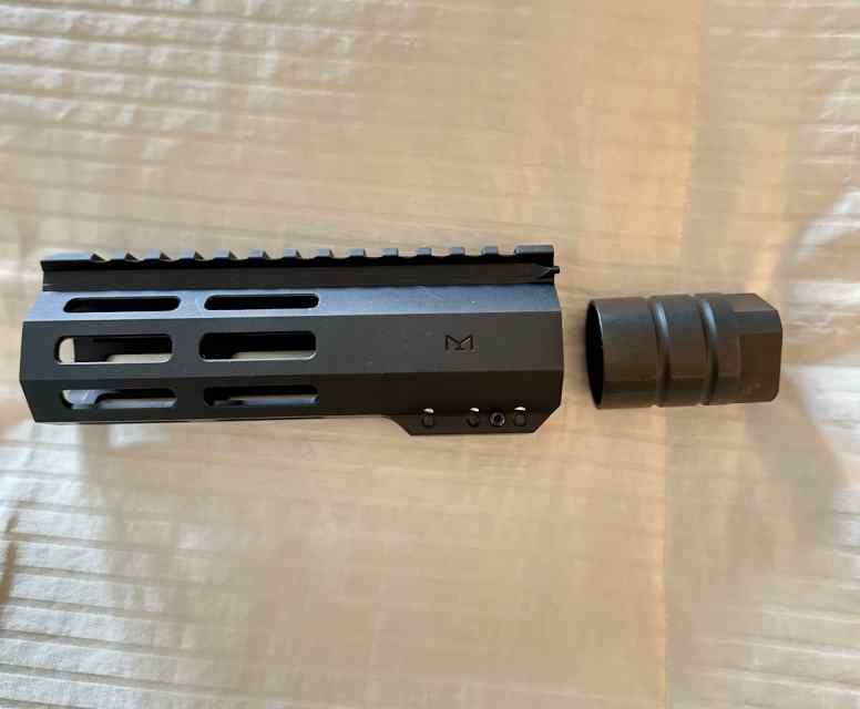 6” M-LOK Handguard w/Barrel Nut