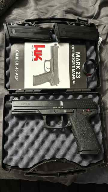 New and unfired H&amp;K Mk23