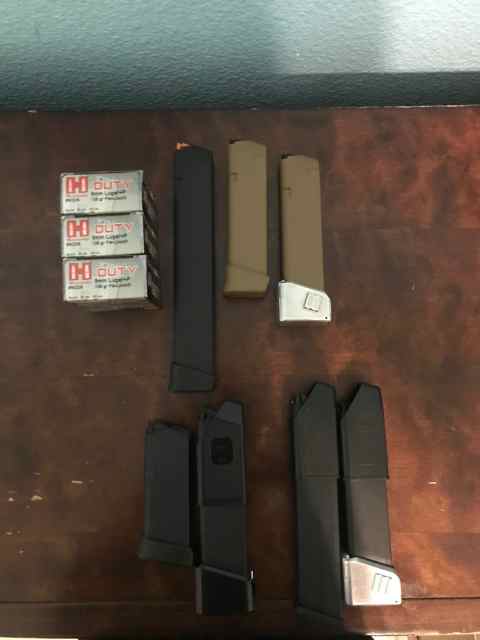 GLOCK MAGS 9MM,.40 CAL,.45 ACP