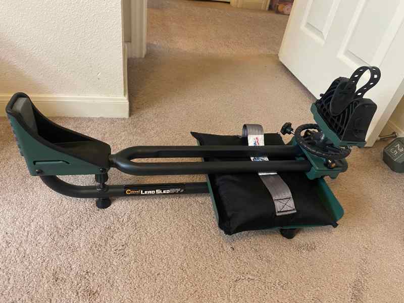 Caldwell lead sled and 50lb weight