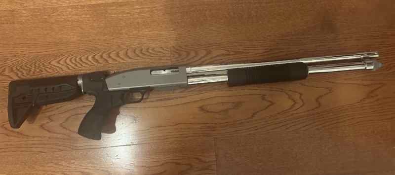 Mossberg 590 Nickel plated