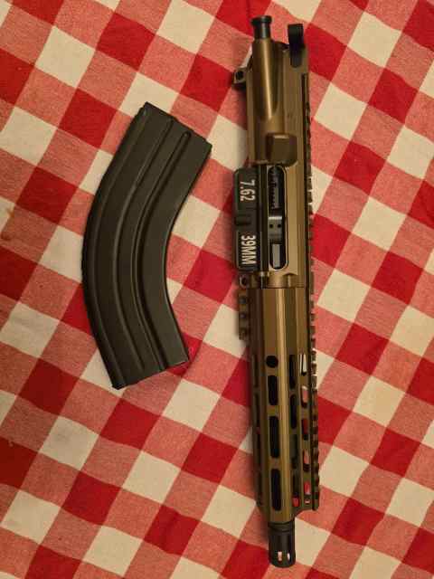 WTS AR 7.62x39 upper/mag only