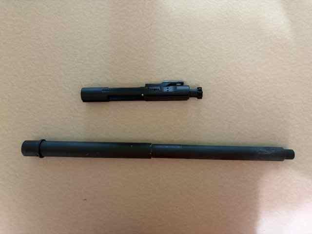 458 SOCOM Barrel and BCG combo