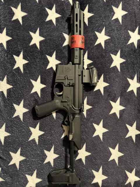 Springfield Saint AR with optic and SBPDW