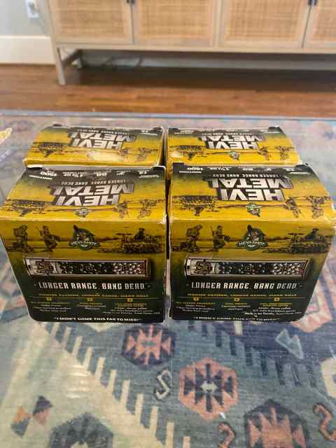 HEVI SHOT HEVI METAL SHOTGUN SHELLS - 4 BOXES