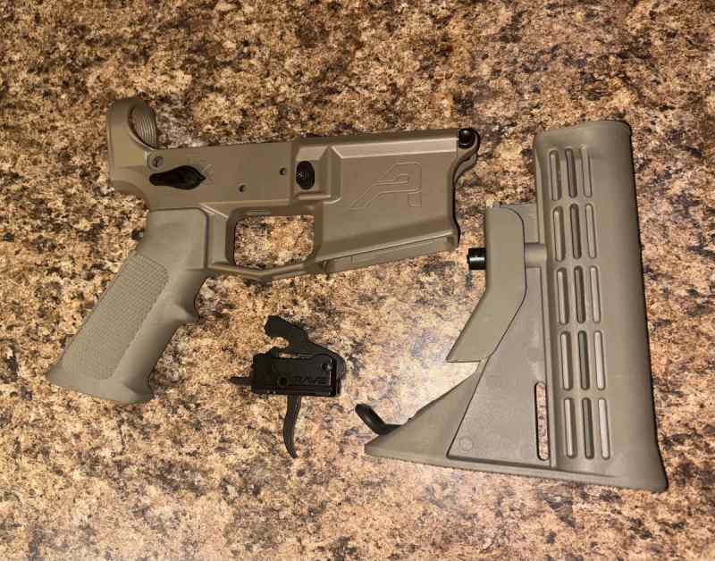 Aero M4E1 LOWER RECEIVER - FDE, RISE 140 trigger 