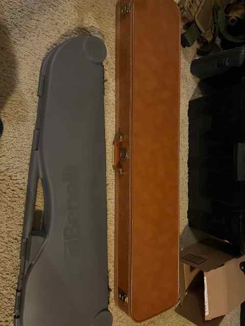 Vintage browning case with cleaning rod