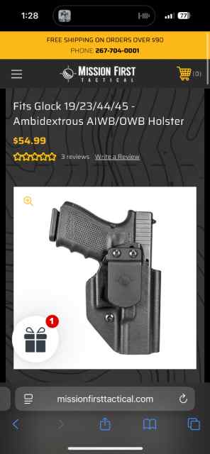 Mft Glock 19 holster