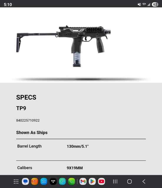 B&amp;T TP9 for sale 