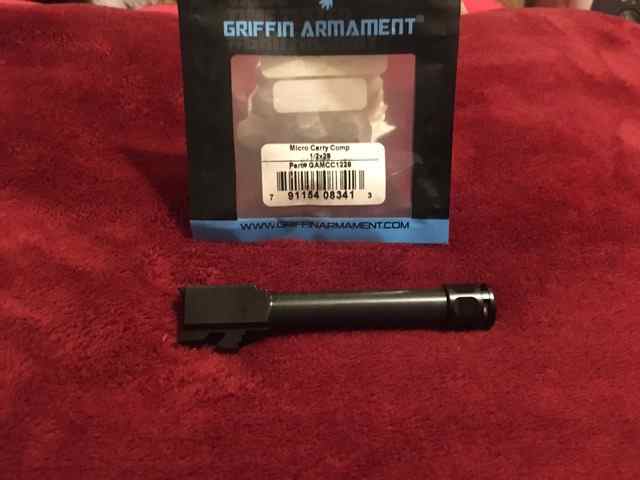 Glock 19 Threaded Griffin Armament Barrel Combo