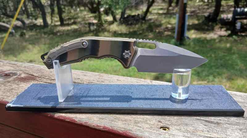 NIB! Heretic Medusa Auto Tanto Camo G10