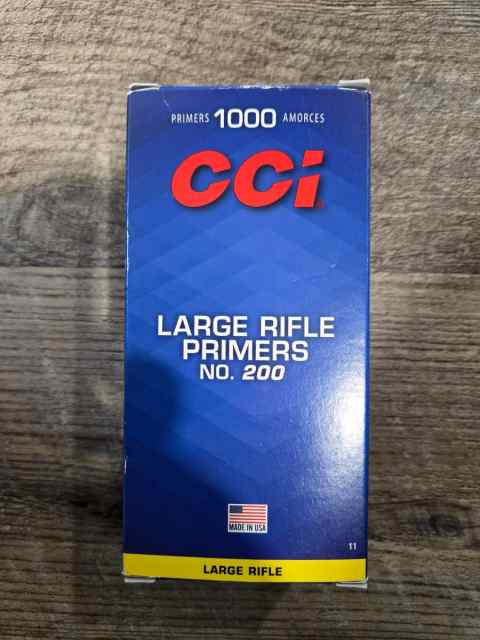 CCI #200 large rifle primers