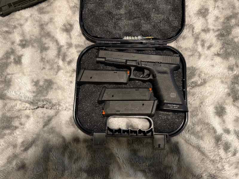 Glock 34 w/ RTF2 frame, ALG Magwell, TTI sights