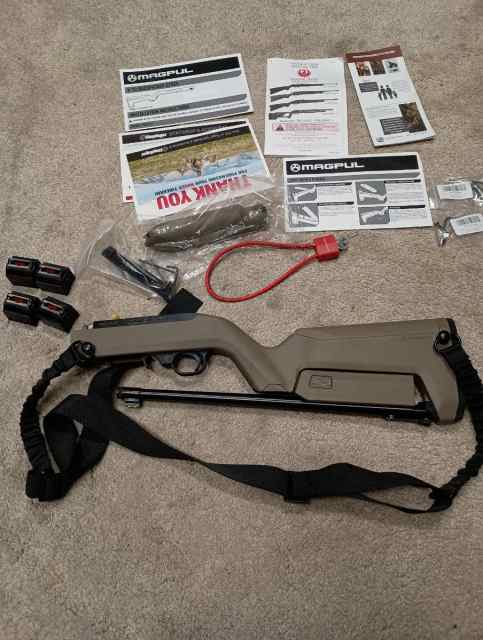 Ruger 10/22 takedown Magpul X-22 backpacker 