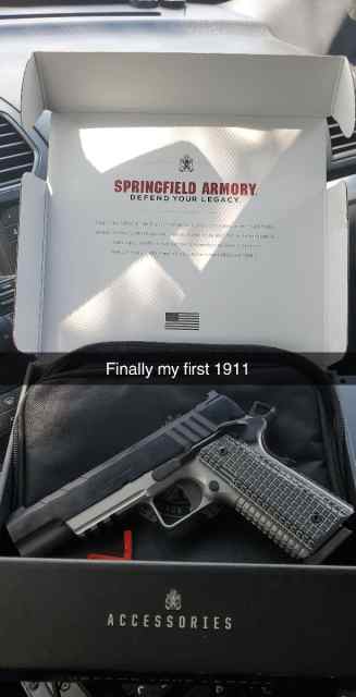 Springfield Emissary 1911- Life card .22mag