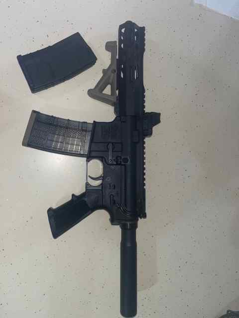 300 Blackout Pistol 7.5” barrel