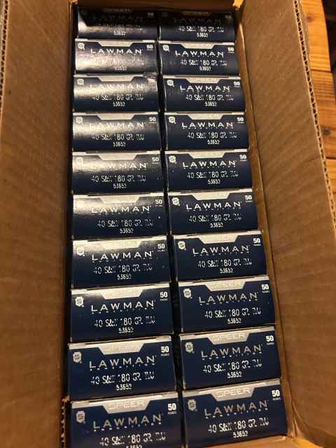 Speer Lawman 40 S&amp;W 180 GR TMJ