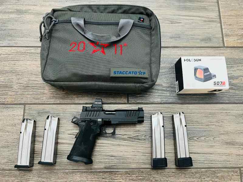 Staccato P DLC with Holosun 507 Comp &amp; OWB Holster