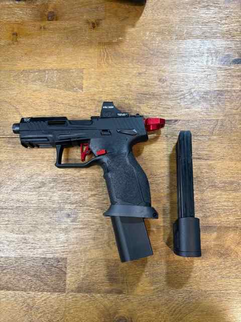 Decked out TX22 22lr hand gun