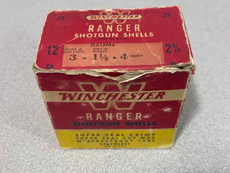 Vintage WIN Ranger 12ga Paper Shotgun Shells $20