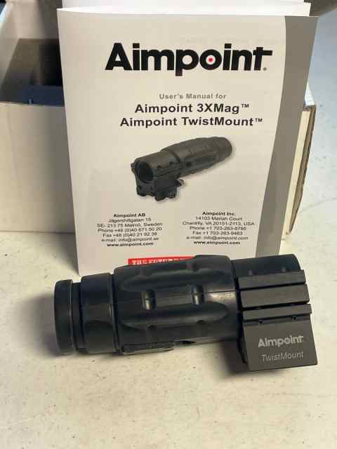 Aimpoint AB 3x Magnifier /TM Pic + Spacer NIB