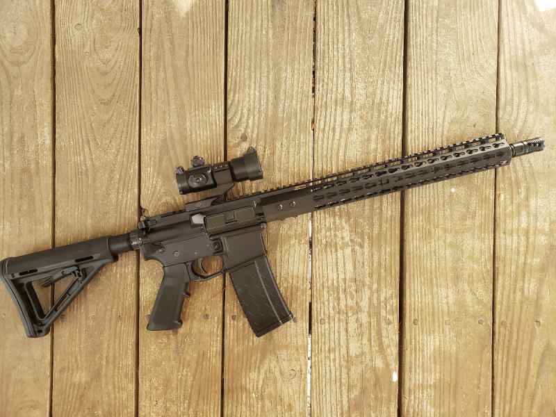 AR 15 Custom With Sling and mag E.jpg