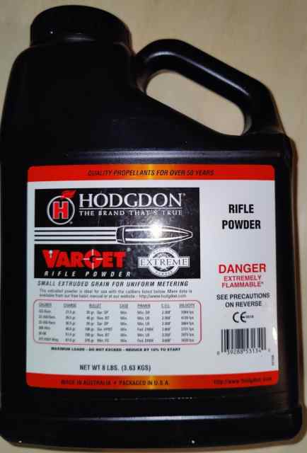 Hodgdon Varget Extreme reloading powder 8 lb