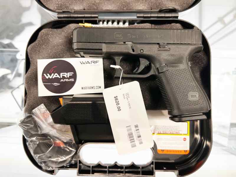 GEN5 GLOCK 19 MOS (WARF ARMS) FREE GLOCK BACKPACK