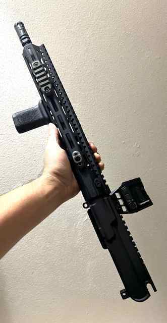 Wtt Bcm upper for pistol length 