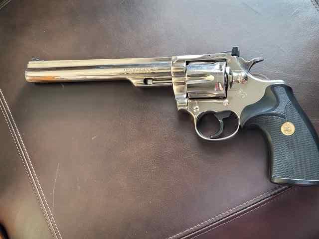 Colt 22 magnum 8 inch nickel barrel 