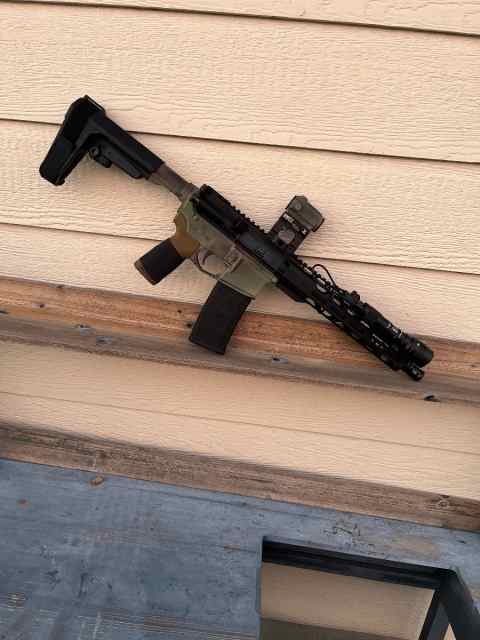 Radical Upper and red dot/sb brace