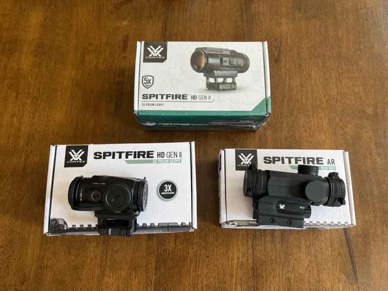 Vortex Spitfire Prism Sights