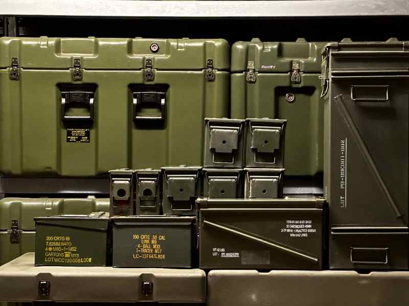MILITARY TACTICAL USGI AMMO CANS