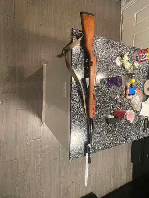 Sks with bayonet 