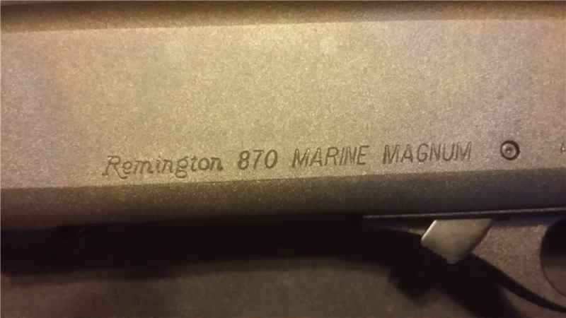 Remington 12 GA. Marine Magnum 870 XCS Shotgun.