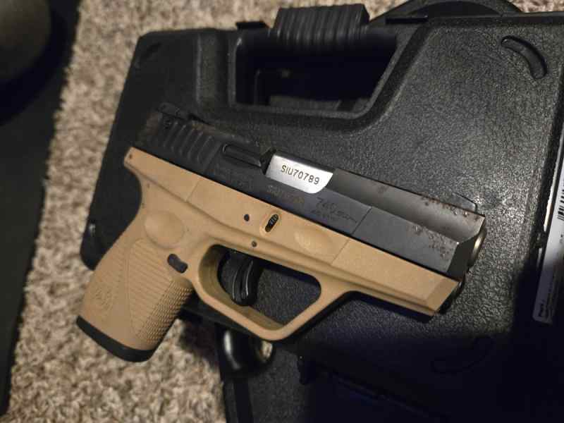 Taurus PT-740 Slim 40 S&amp;W Flat Dark Earth (FDE) Ca