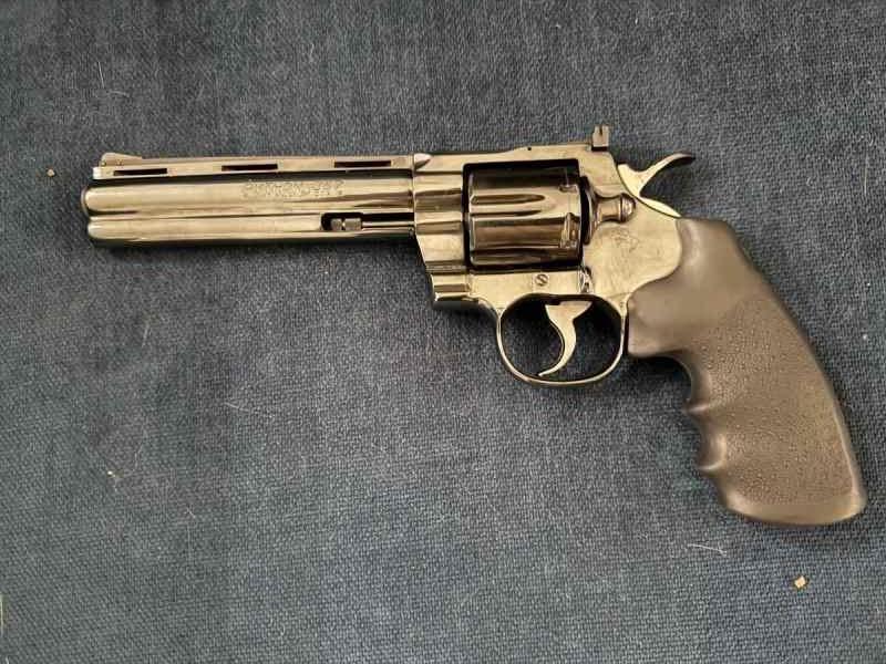 Colt Python 1980s 6&quot; Blue 357 mag