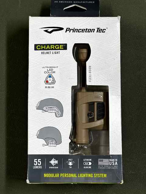 MILITARY TACTICAL PRINCETON TEC CHARGE HELMET LIGH