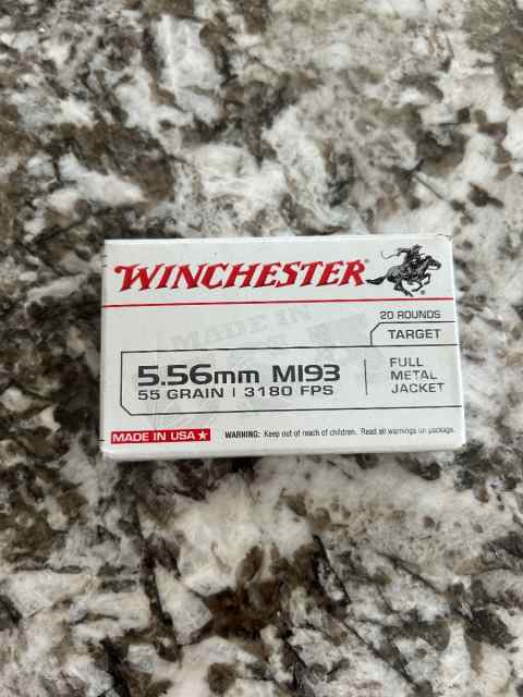 Winchester 5.56 55 grain