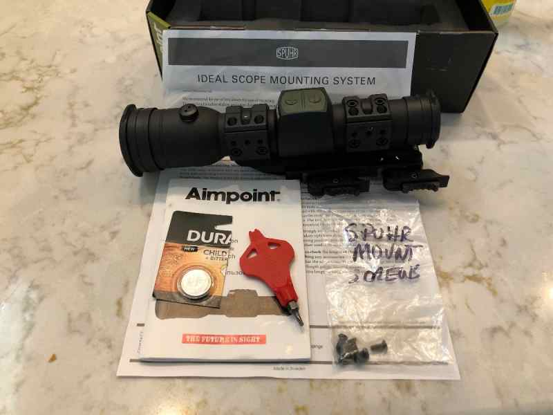 Aimpoint H34L Red dot w/Spuhr mount 