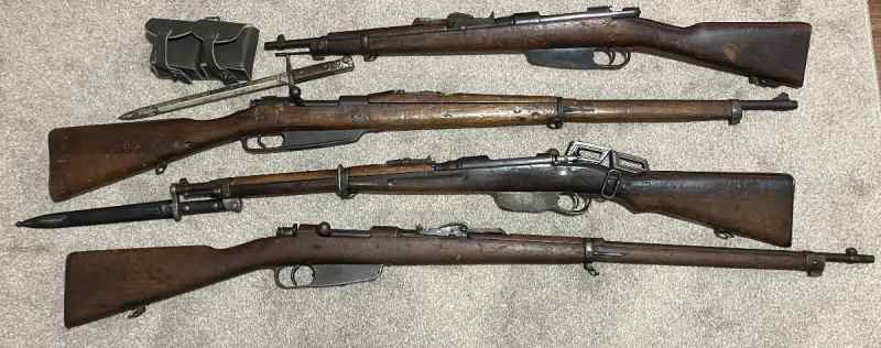 Multiple milsurps Carcano mannlicher type 88