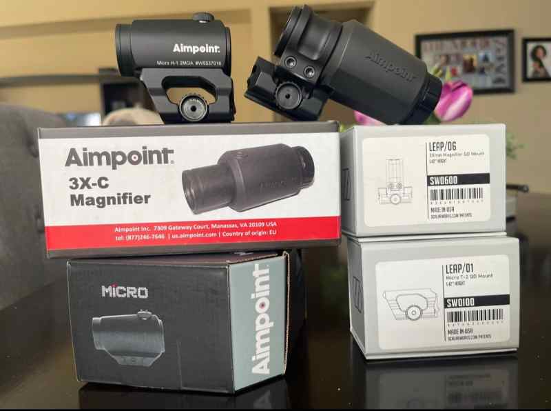 Aimpoint H1 &amp; Magnifier on Scalarworks Mounts