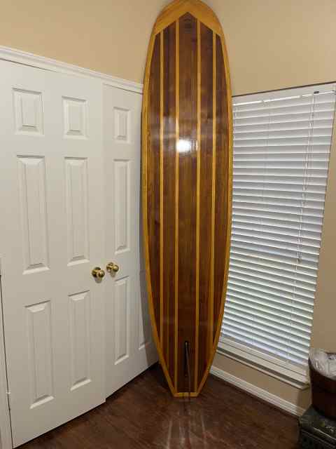 9Ft Wooden Surfboard