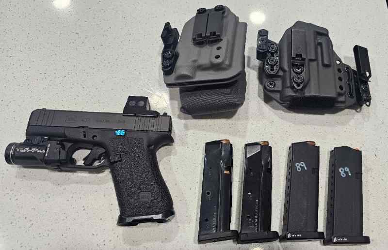 Complete Glock 43x Concealed Carry Setup  NO TRADE