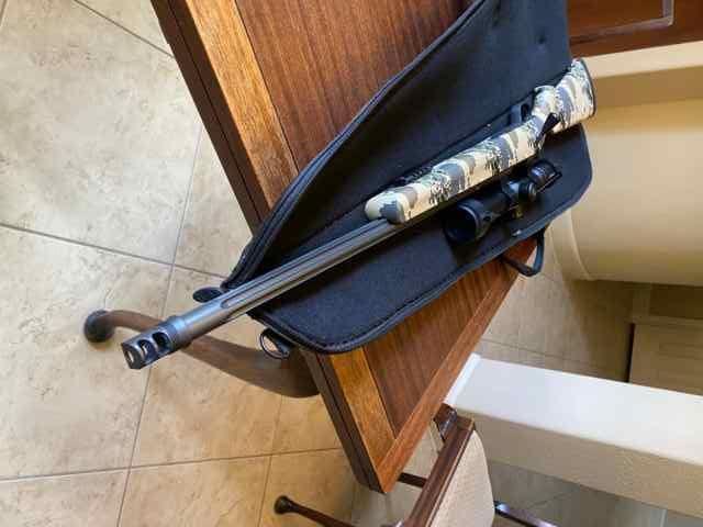 Kimber 308 rifle and scope 